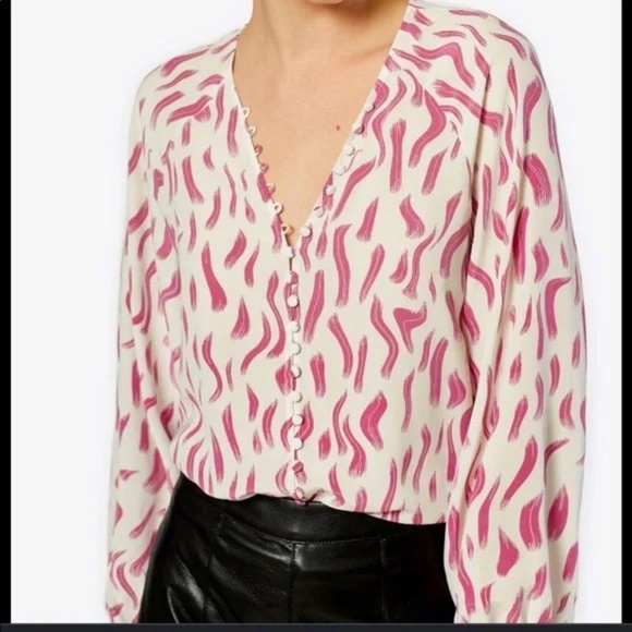 Joie Shariana Silk Top - Size L - Picture 1 of 2